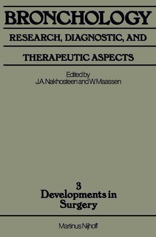 Bronchology: Research, Diagnostic, and Therapeutic Aspects by Ja Nakhosteen | ISBN-13 9789400982383