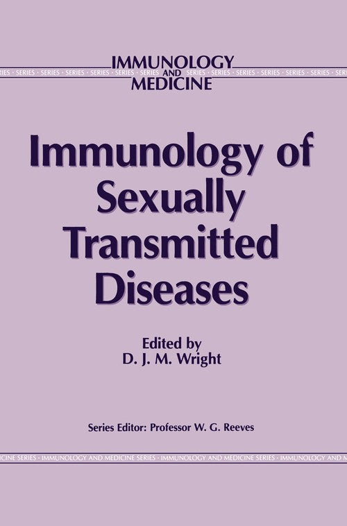 Immunology of Sexually Transmitted Diseases by Dj Wright | ISBN-13 9789401070577