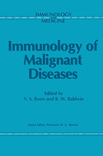Immunology of Malignant Diseases by Vs Byers | ISBN-13 9789401079457