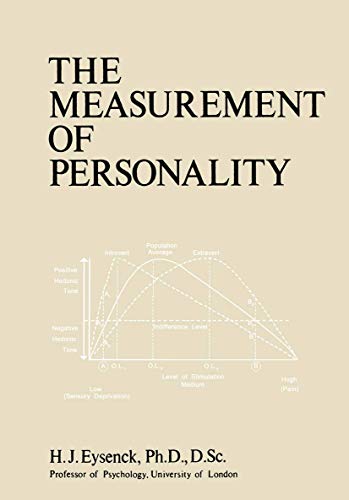 The Measurement of Personality by Hans J Eysenck | ISBN-13 9789401161701