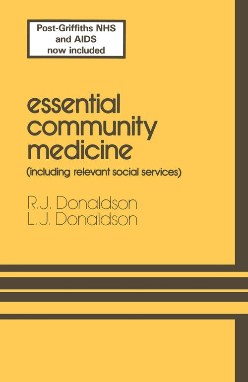 Essential Community Medicine by Rj Donaldson | ISBN-13 9789401162517