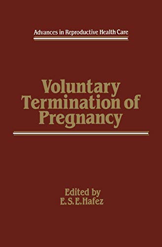 Voluntary Termination of Pregnancy by Es Hafez | ISBN-13 9789401166805