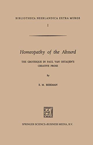 Homeopathy of the Absurd by E M Beekman | ISBN-13 9789401700382