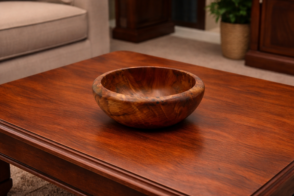 Arar Bowl | Handcrafted Arar Thuya Wood Decor – Unique Moroccan Wood