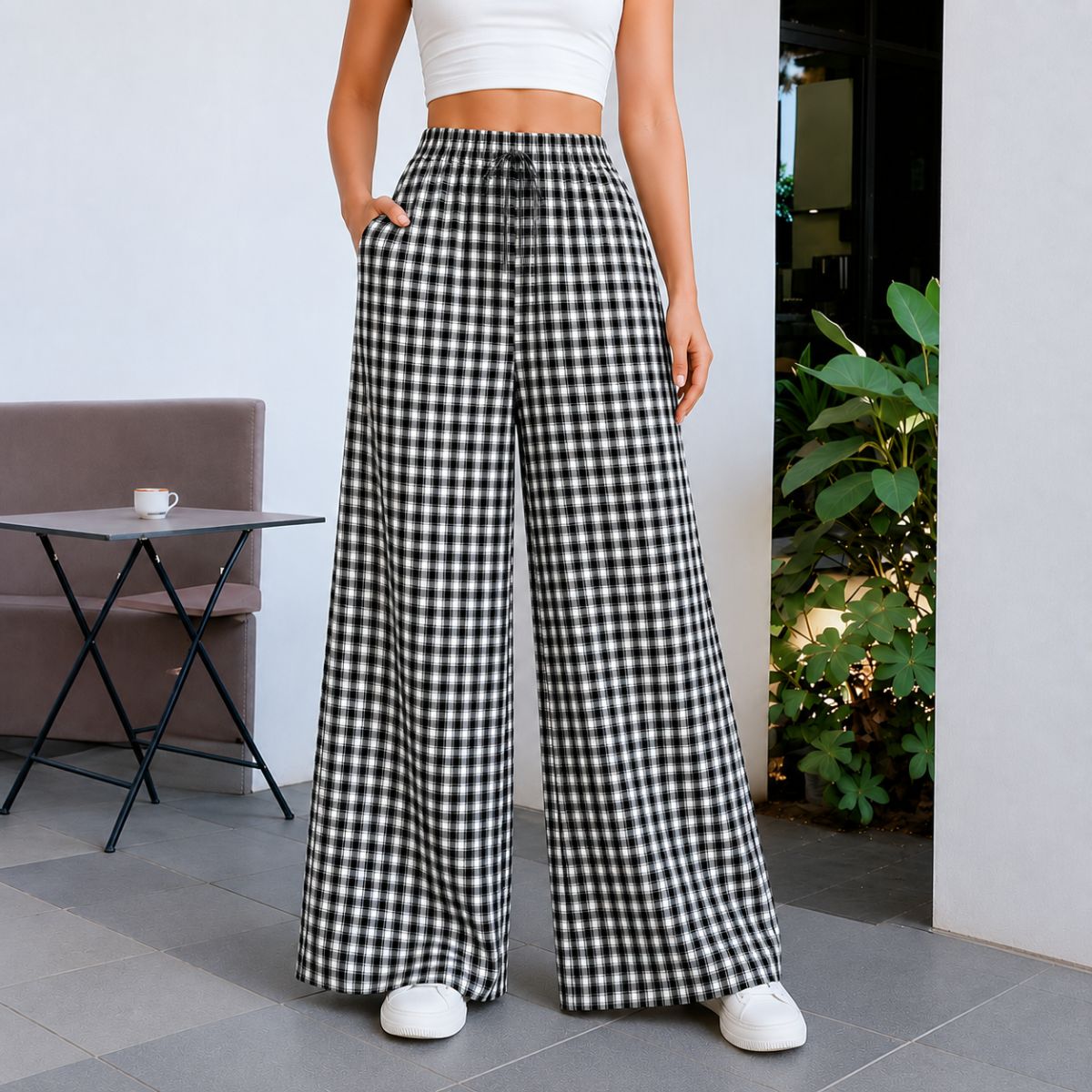 Wide Leg Pants With Pockets Sewing Pattern
