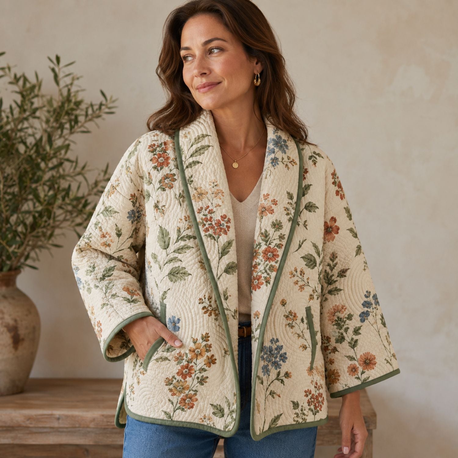 Blossom Quilt Coat Sewing Pattern | Beginner Friendly | Sizes XXS–4XL | Jacket Pattern