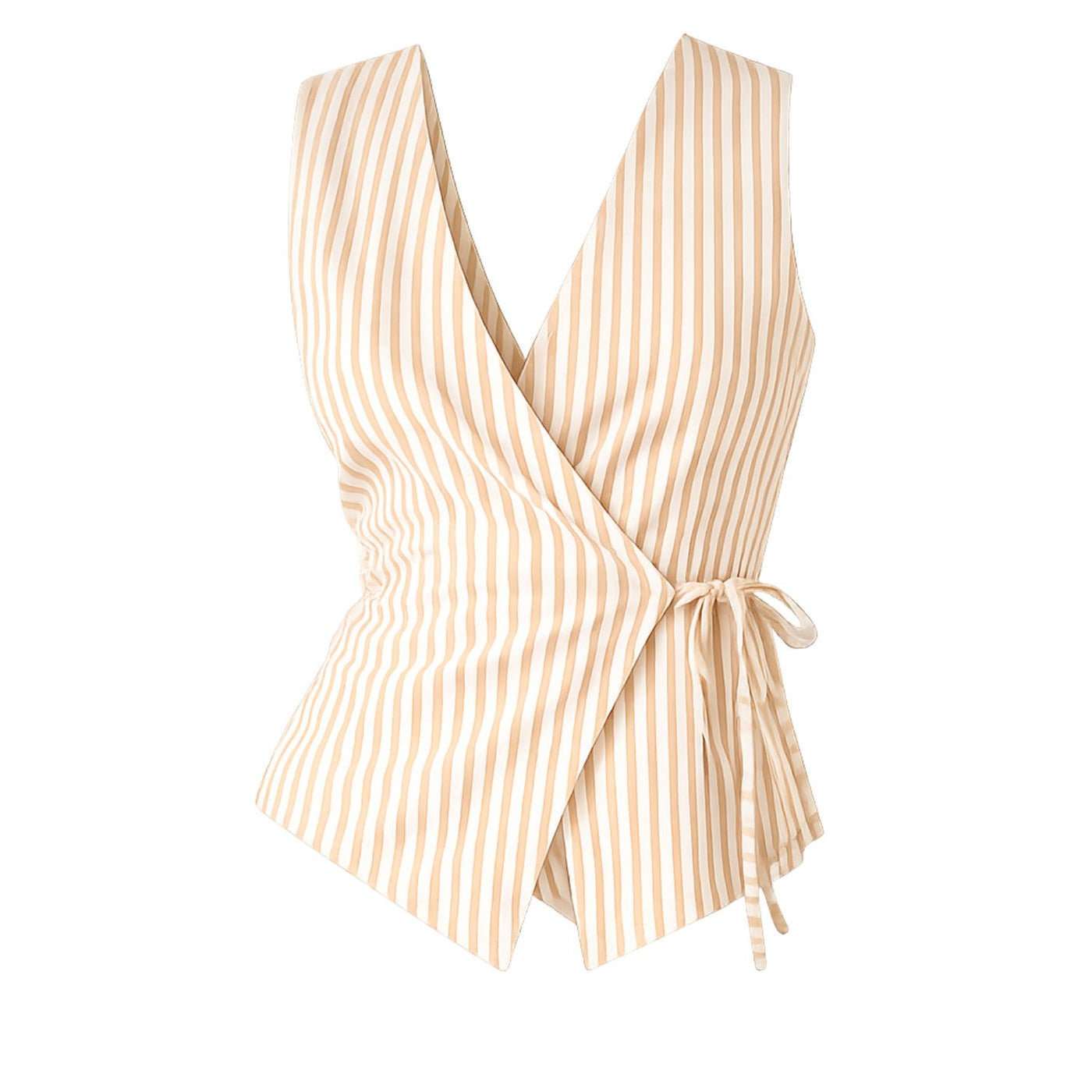 Digital Sewing Pattern for Women's Summer Wrap Vest - Tie Vest Style