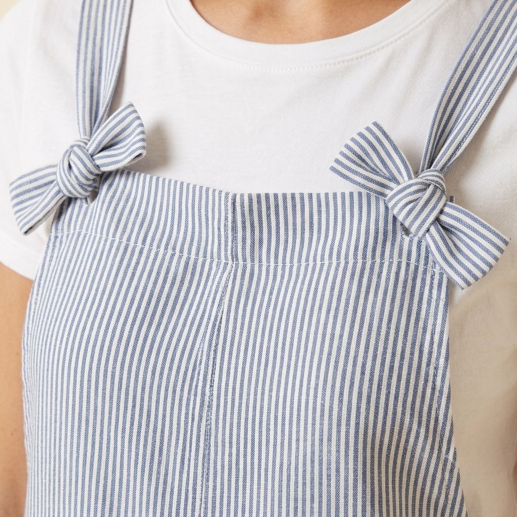 Digital Sewing Pattern for Romper & Overalls - Bow-Strap Detail - Beginner-Friendly