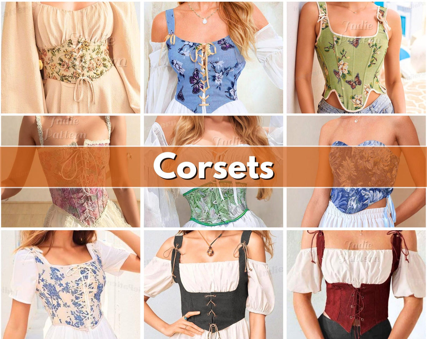 Shop Bundle +570 Patterns | Sewing Patterns | Women Patterns | Beginner Sewing Patterns, Dress Corset Pants Top Skirt