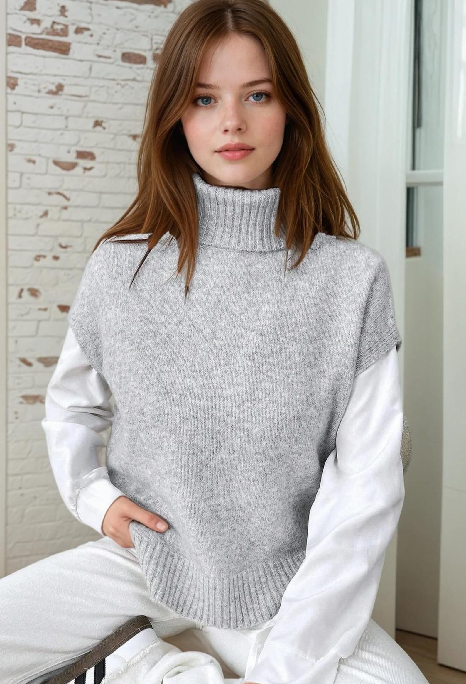 Top Sewing Pattern | Mock Neck Top | Turtleneck Top Pattern | Sewing Patterns | Women Sewing Pattern | Beginner Pattern Top |