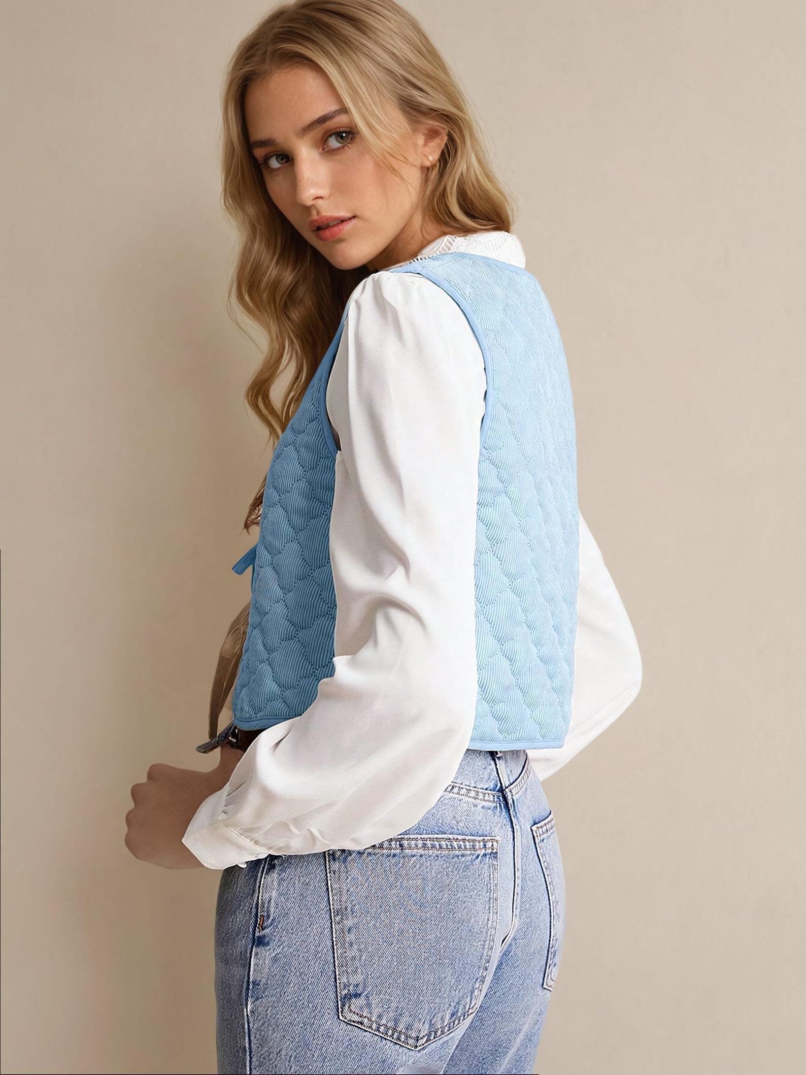 Vest Pattern | Front Tie Top Pattern | Vest Sewing Pattern | Top sewing pattern | Women Sewing Patterns | Quilted Vest |