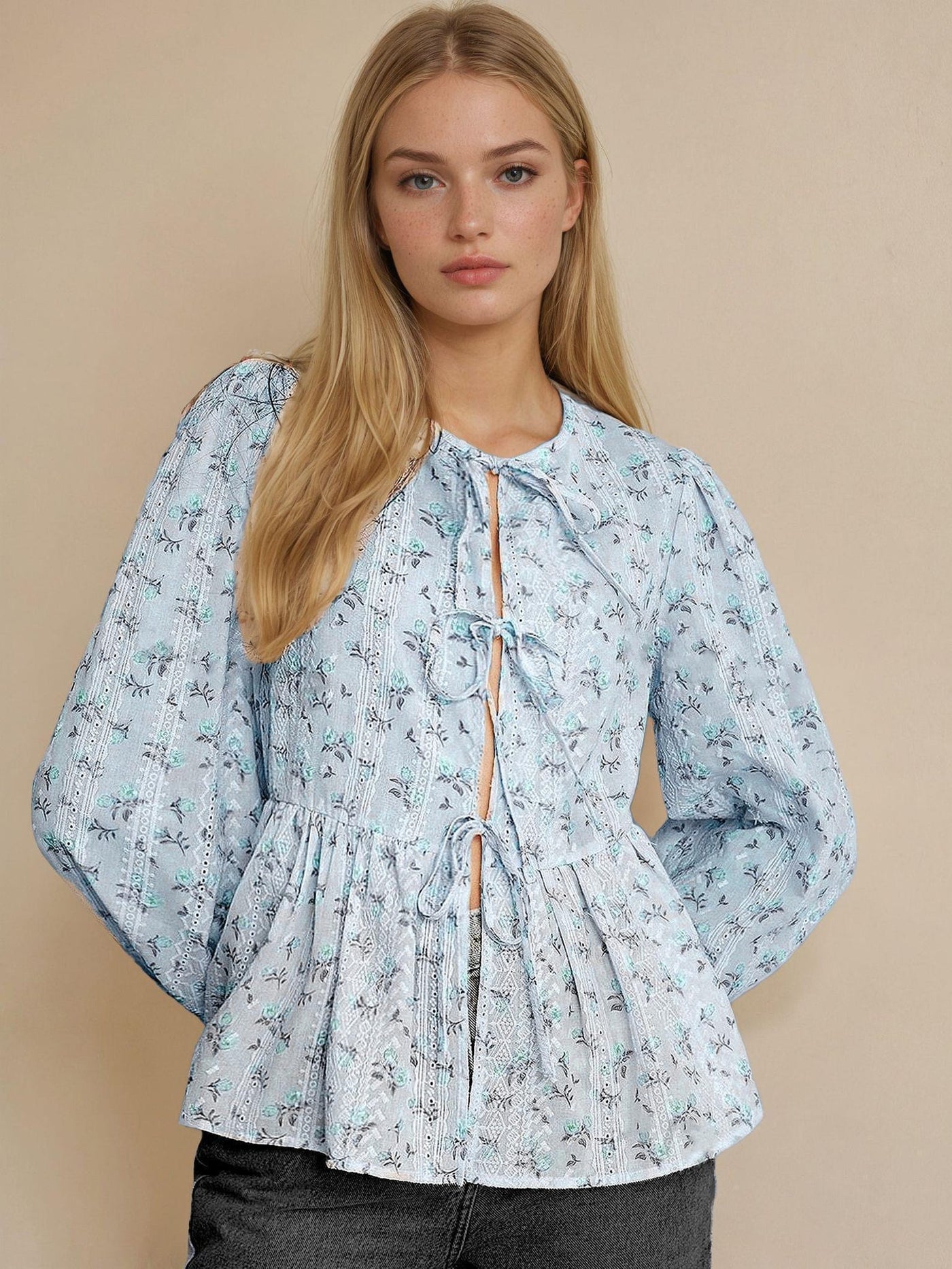 Blouse Sewing Pattern, Front Tie Blouse, Knot Blouse, Shirt Pattern, Milkmaid Pattern, Women Shirt, Peplum Top, Peplum Blouse