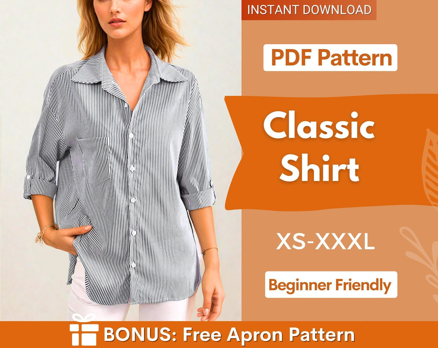 Shirt Pattern Women, Shirt Pattern, Button Up Shirt Pattern, Sewing Patterns, Sewing patterns for Women, Blouse Pattern, Top