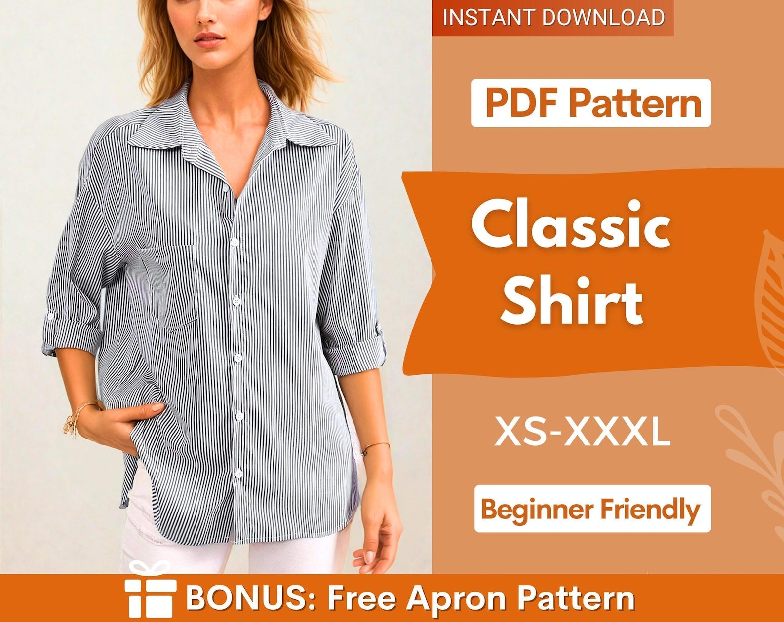 Shirt Pattern Women, Shirt Pattern, Button Up Shirt Pattern, Sewing Patterns, Sewing patterns for Women, Blouse Pattern, Top