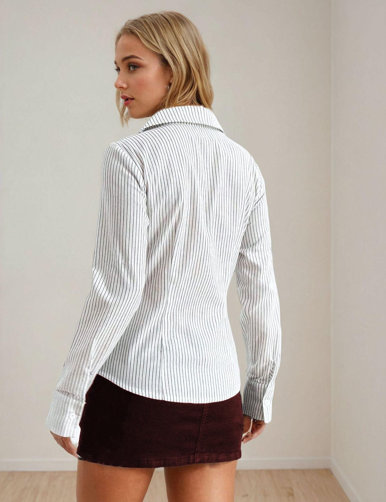 Fitted Shirt Pattern for Women, Shirt Sewing Pattern, Button Up Shirt Pattern, Sewing Patterns, Sewing patterns for Women