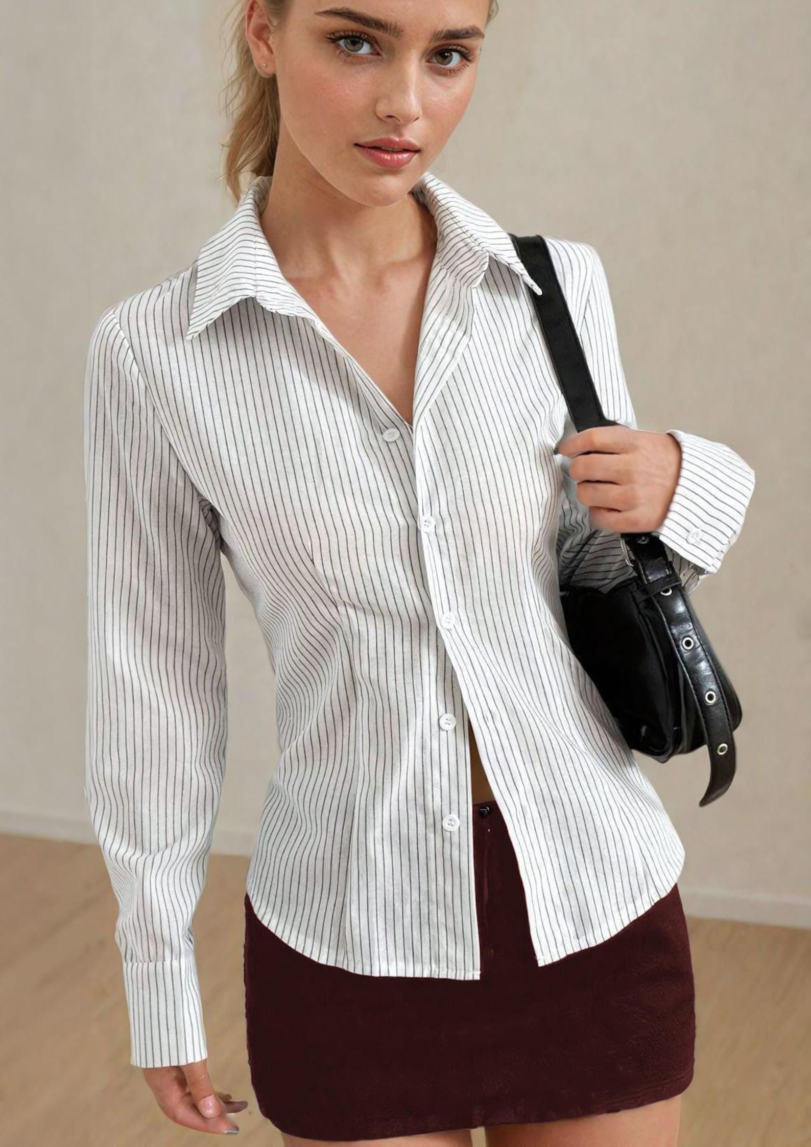 Fitted Shirt Pattern for Women, Shirt Sewing Pattern, Button Up Shirt Pattern, Sewing Patterns, Sewing patterns for Women