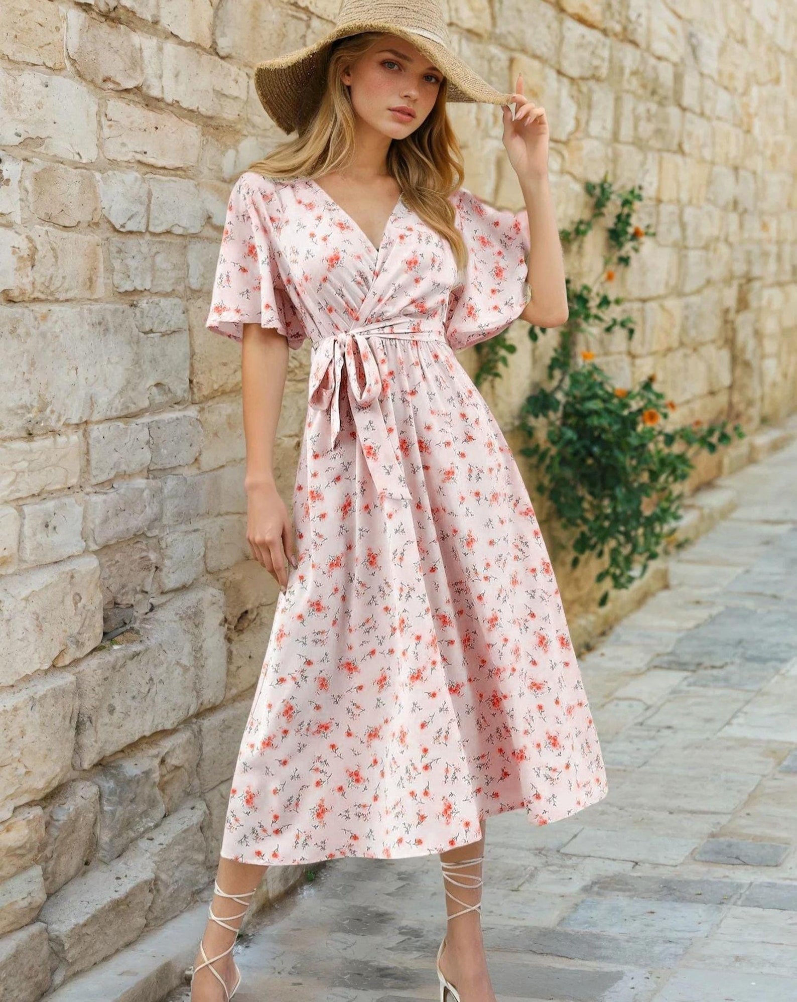 Maxi Dress Sewing Pattern | Wrap Dress Pattern |Summer Dress Pattern | Women Sewing Pattern | Women Dress | Sewing Patterns