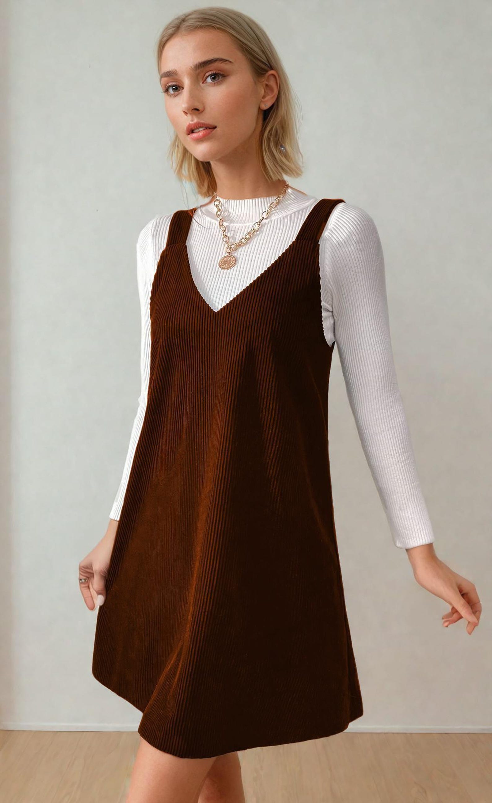 Pinafore Dress Pattern | Overall Dress Sewing Pattern | Jumper Pattern | Pinafore pattern | Sewing Pattern Beginner | PDF