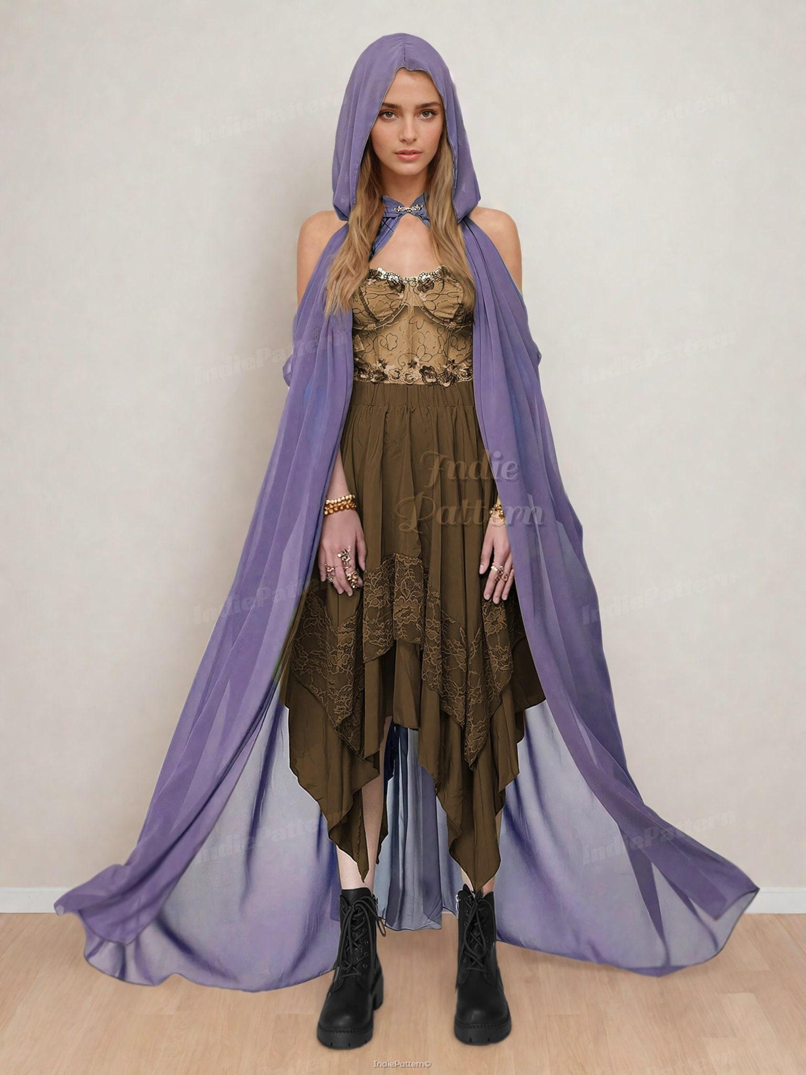 Mystic Cloak Pattern, Cloak Pattern, Cape Sewing Pattern, Renaissance Fair Pattern, Medieval Dress Cape, Cosplay Costume