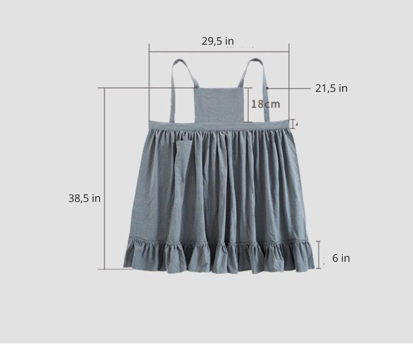 Pinafore Dress Pattern - Apron Pattern PDF For Women - Vintage Women Fancy Apron - Sewing pattern - Pinafore pattern