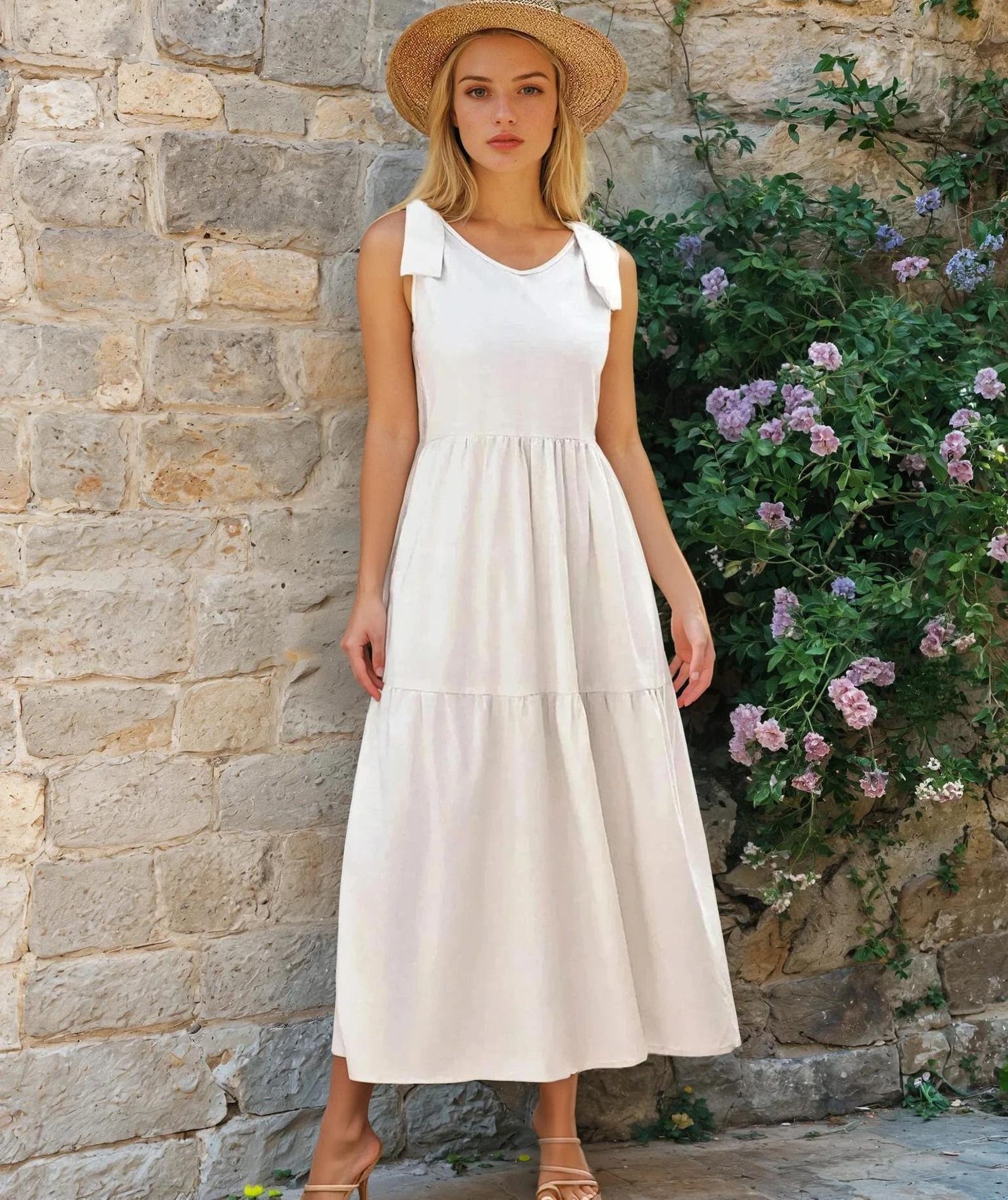 Summer Dress Sewing Pattern | Dress Pattern | Sewing Patterns | Women Patterns | Tiered Dress | Summer Dress | Beginner