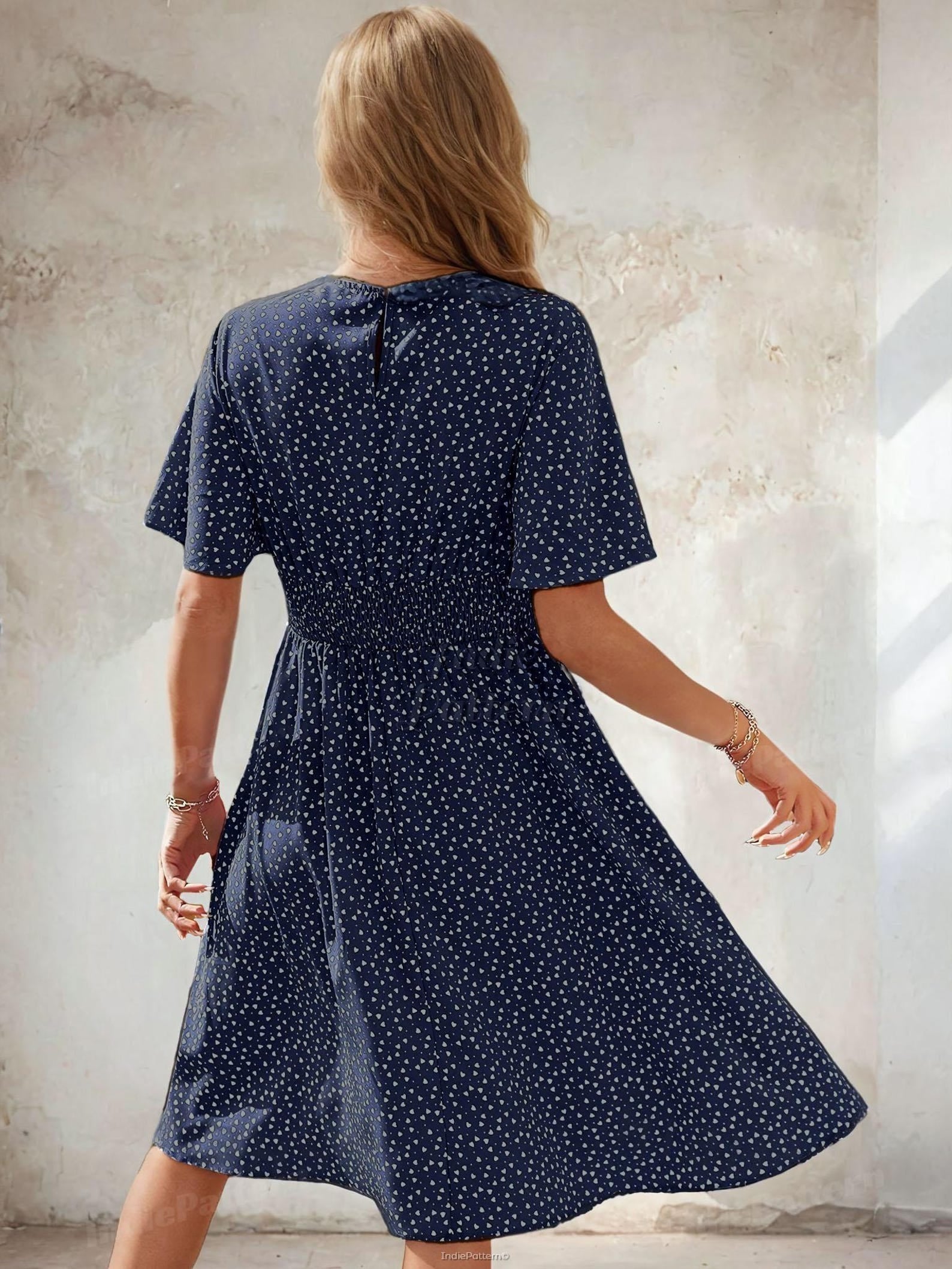 A-Line Dress Sewing Pattern | Summer Dress Pattern | Women Sewing Pattern | Sewing Patterns | Dress Pattern | Women Pattern |