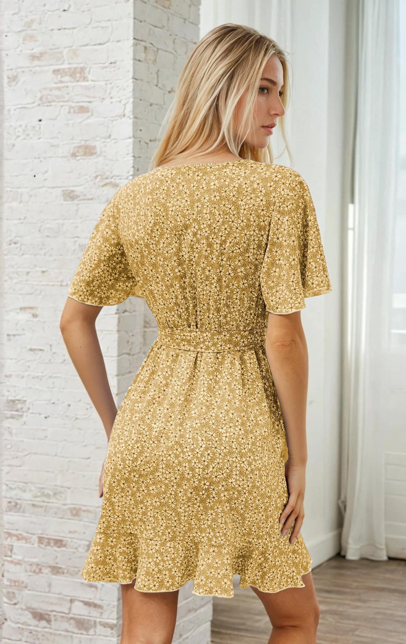 Summer Dress Sewing Pattern | XS-XXXL | Wrap Dress Pattern | Midi Dress Pattern | Women Sewing Pattern | Women Dress