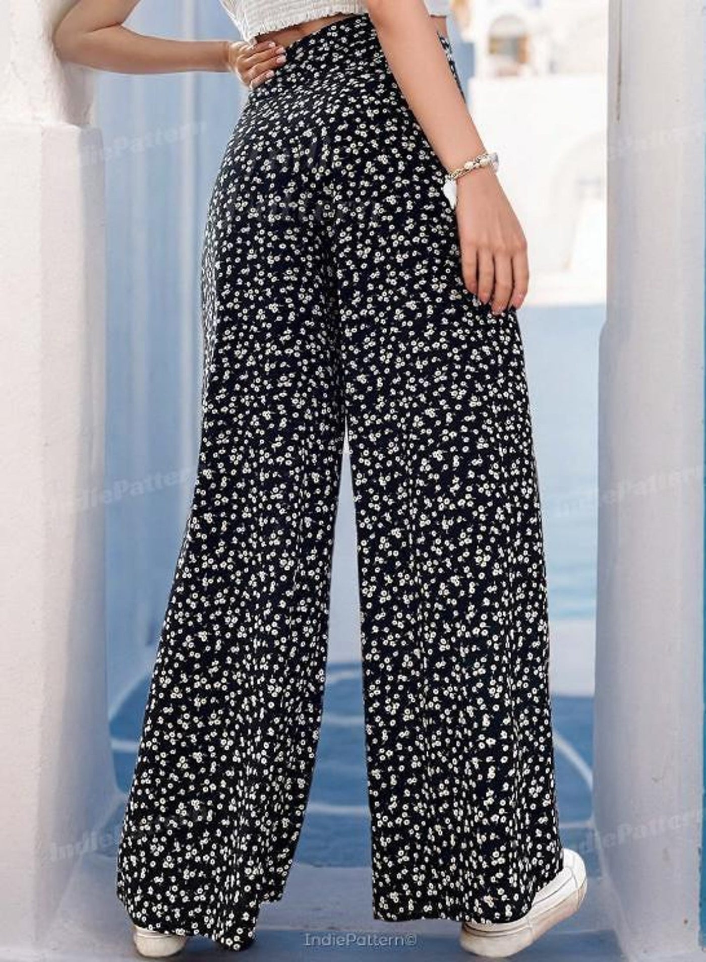Pants Pattern for Women | Wide Leg Pants Sewing Pattern | Summer Pants Pattern | Sewing Patterns | Women Sewing Pattern |
