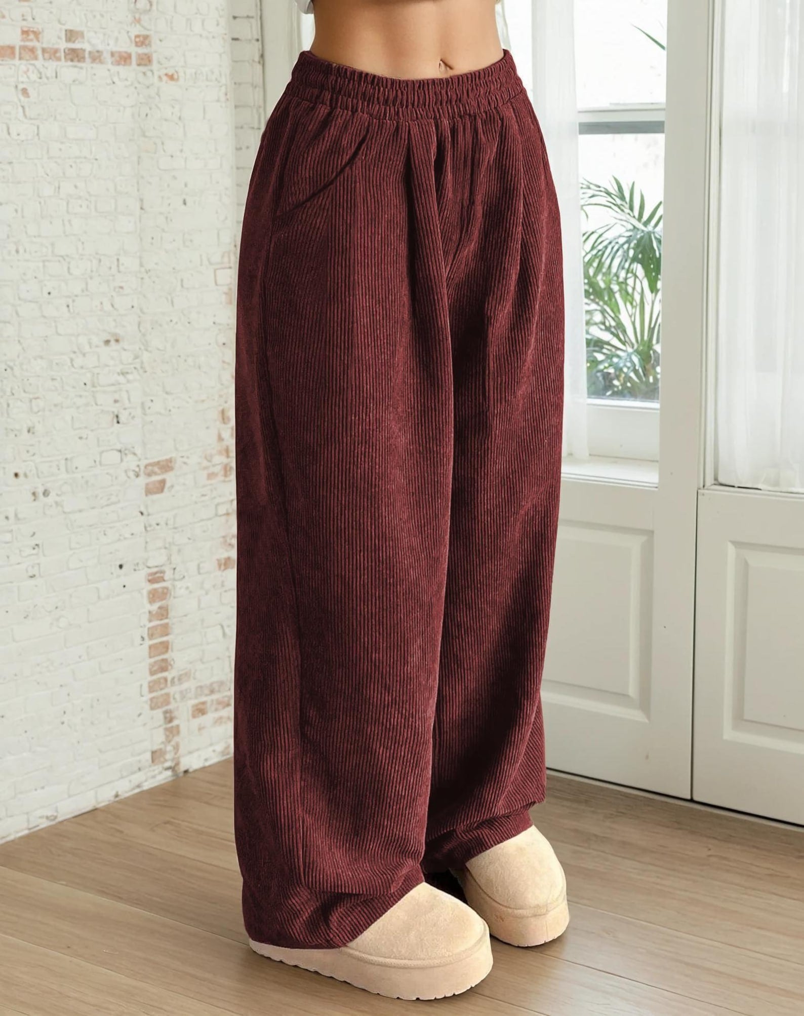 Wide Leg Pants Pattern | Women Pants Pattern | Sewing Patterns | Trousers Pattern | Women Sewing Patterns | Elastic Wide Leg