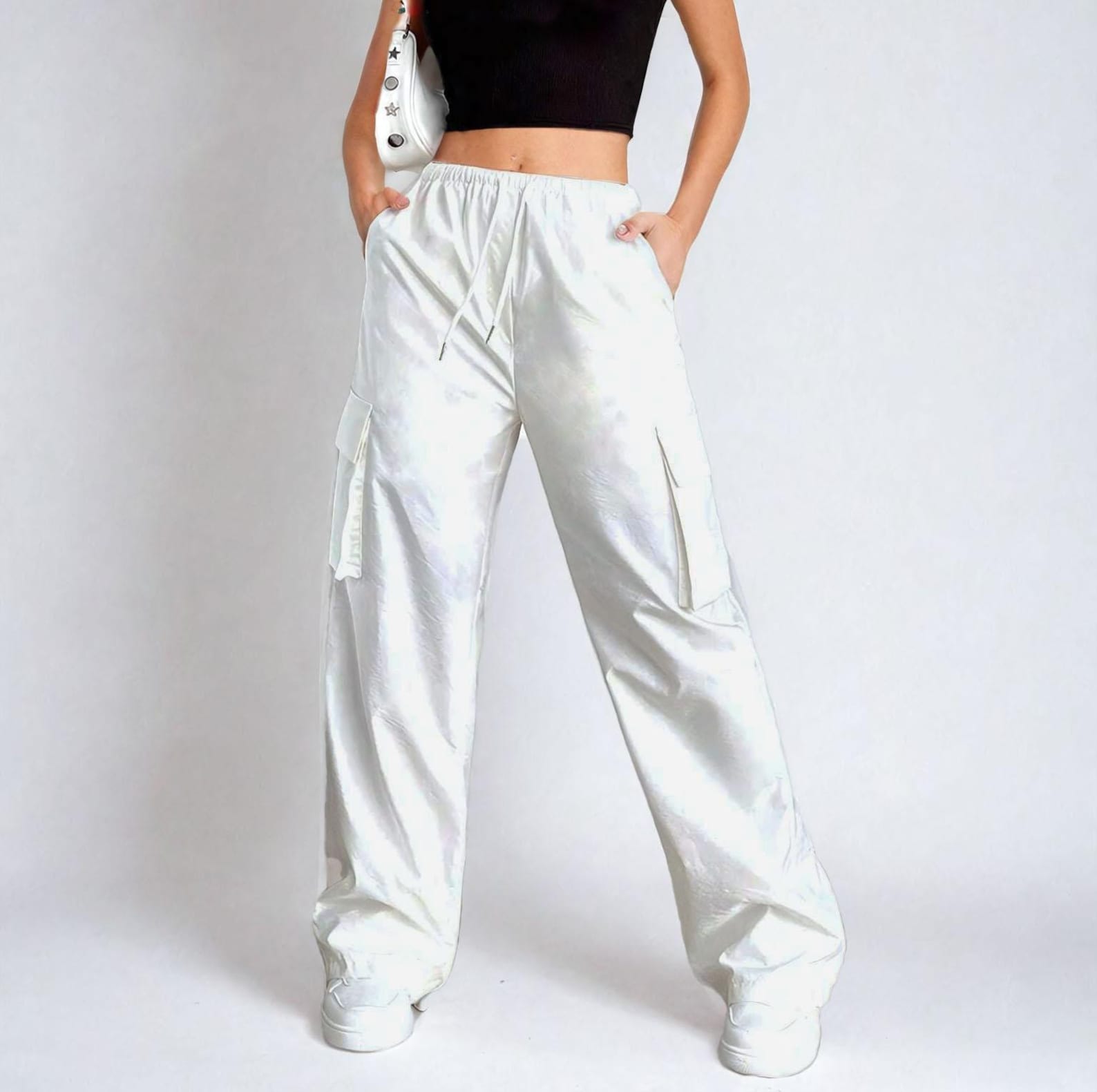 Cargo Pants Pattern, Pants Pattern, Women Wide Leg Pants Sewing Pattern, Sewing Pattern Women, Pants with Pockets, Cargo