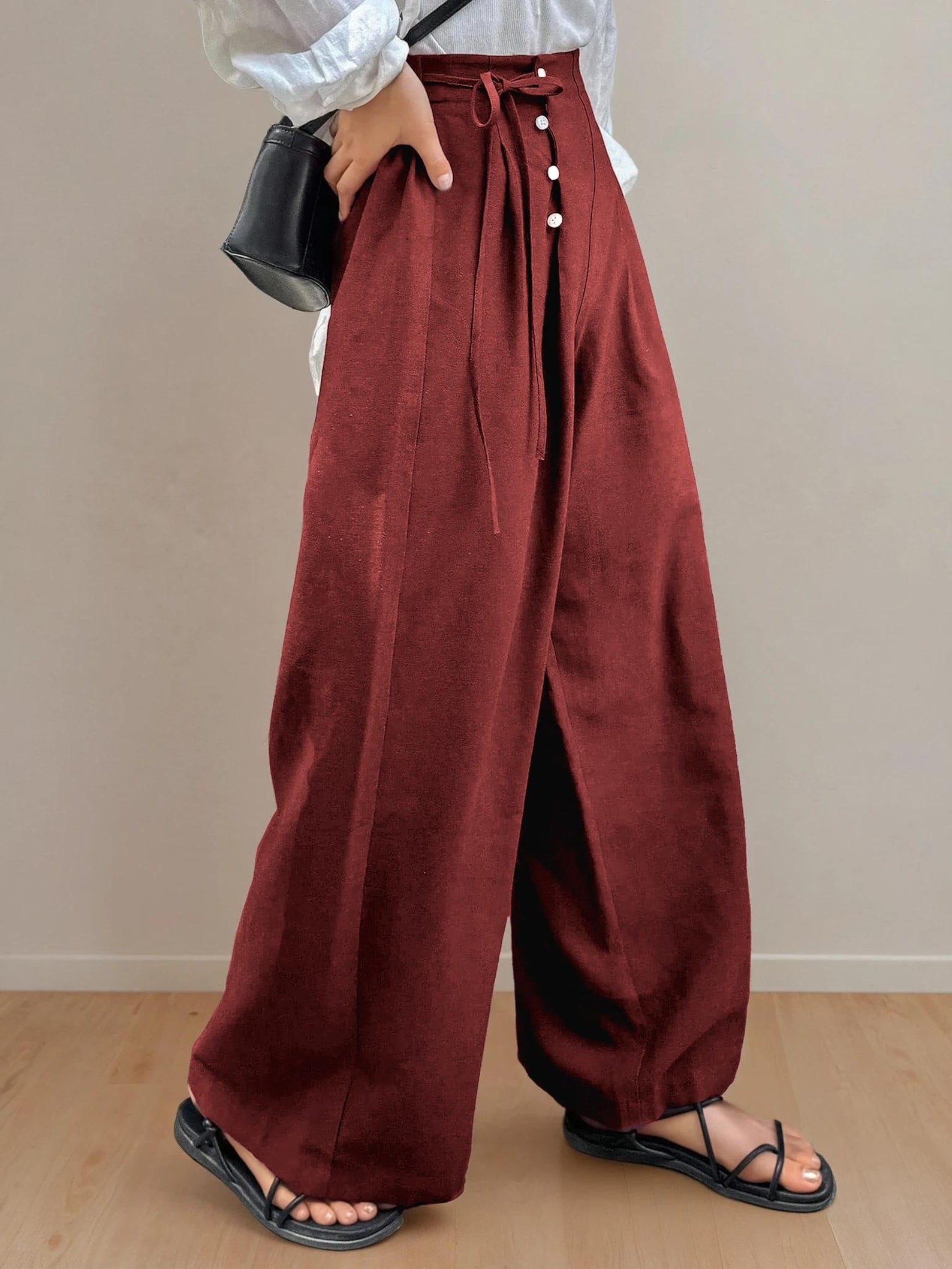 Pants Sewing Pattern for Women | Sewing Patterns | Trousers Pattern | Wide Leg Pants Pattern | Sewing Pattern Women Pants