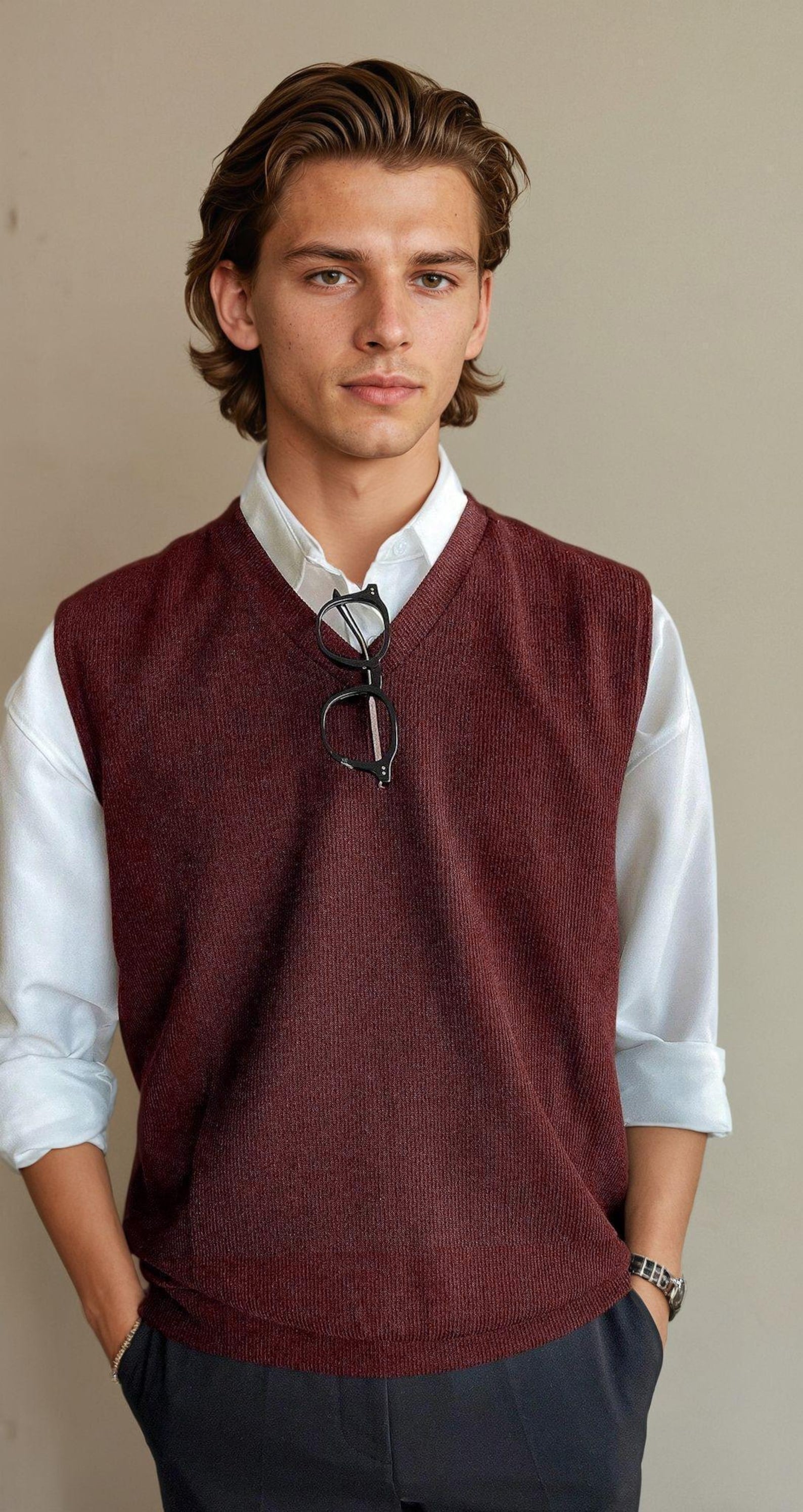 Men Vest Pattern | Men Sewing Pattern | Waistcoat Pattern for Men| Sewing Pattern Knitted Vest Men | Top Pattern Men