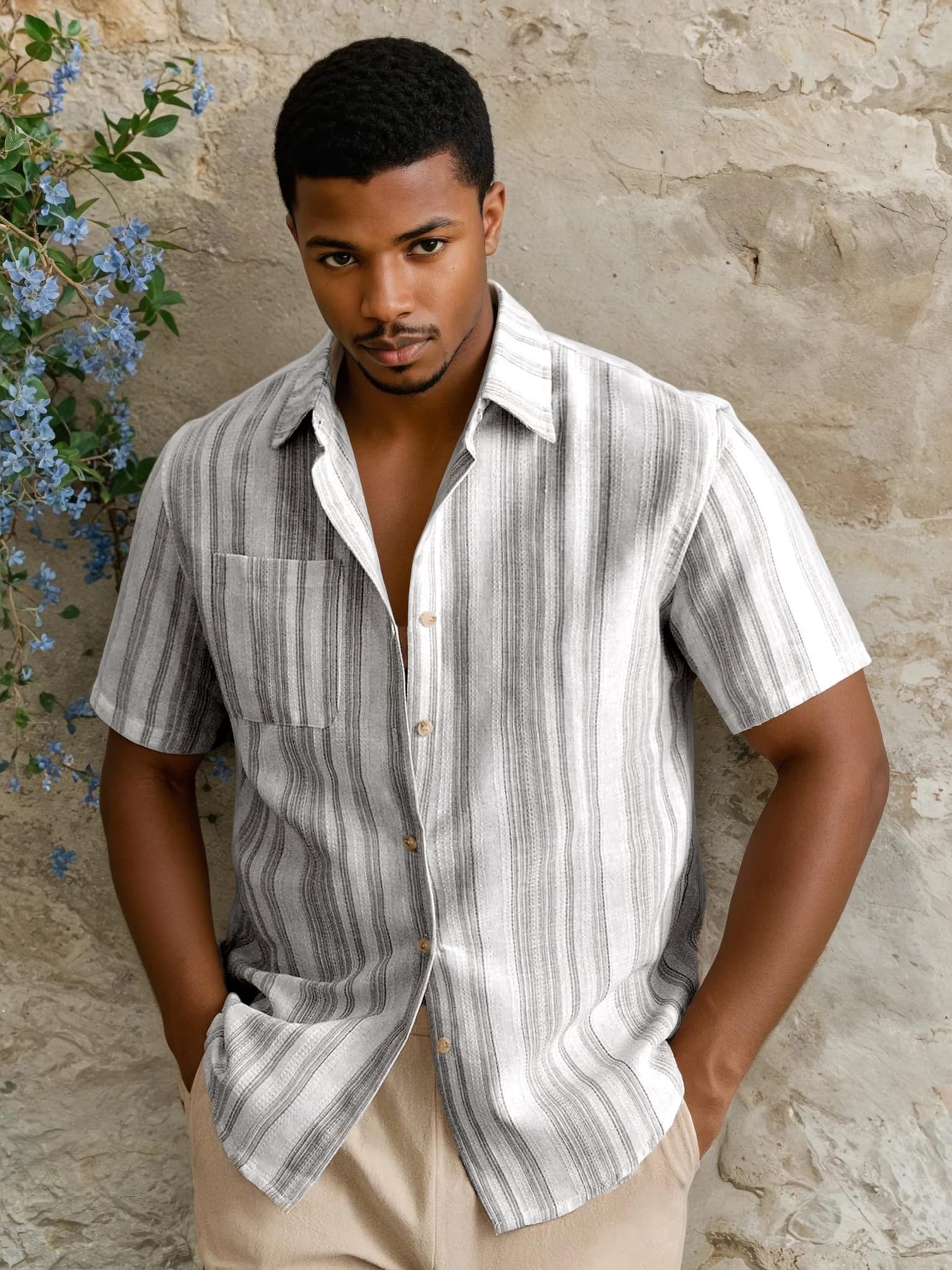 Men Shirt Sewing Pattern, Hawaiian Shirt Pattern, Sewing Pattern for Men, Shirt Pattern, Men's PDF Pattern shirt, Short