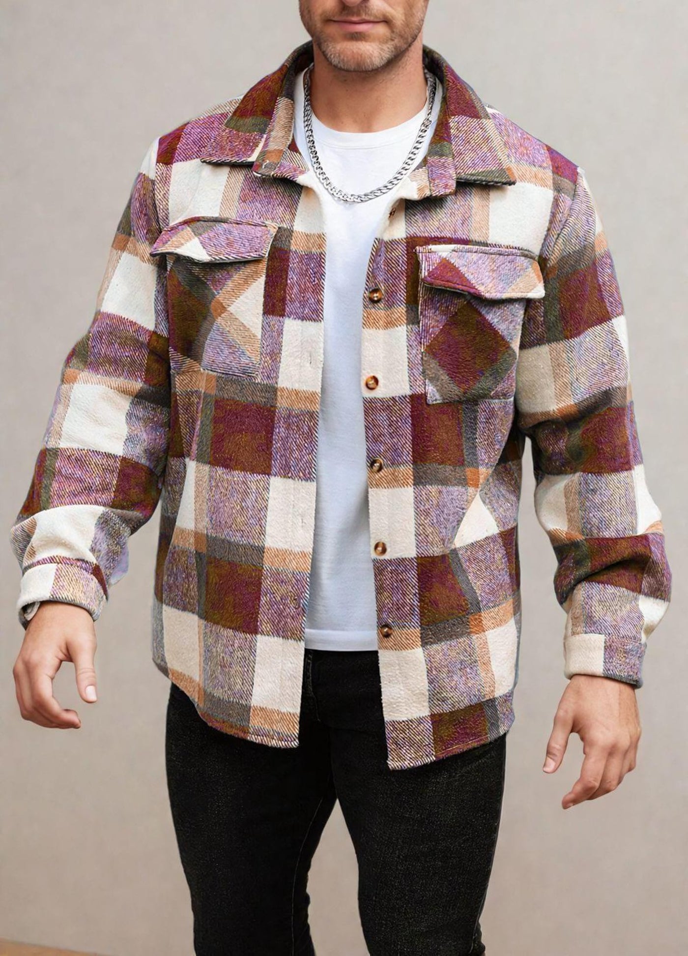 Men Jacket Pattern, Shirt Jacket Sewing Pattern for Men, Men Sewing Pattern, Shirt Pattern Men, Men Pattern, Sewing Pattern