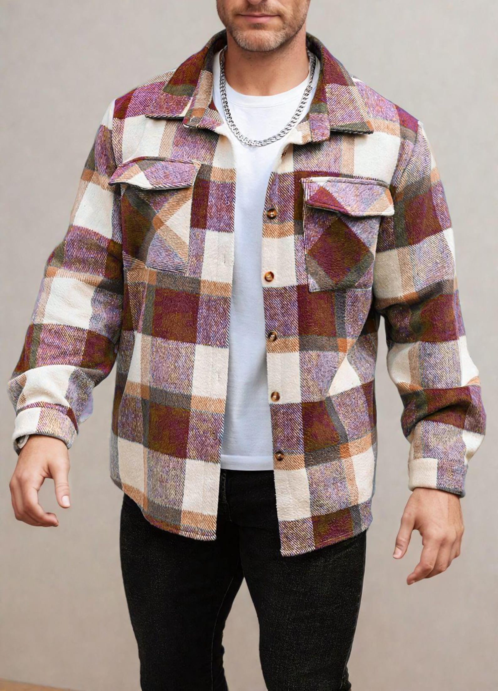 Men Jacket Pattern, Shirt Jacket Sewing Pattern for Men, Men Sewing Pattern, Shirt Pattern Men, Men Pattern, Sewing Pattern
