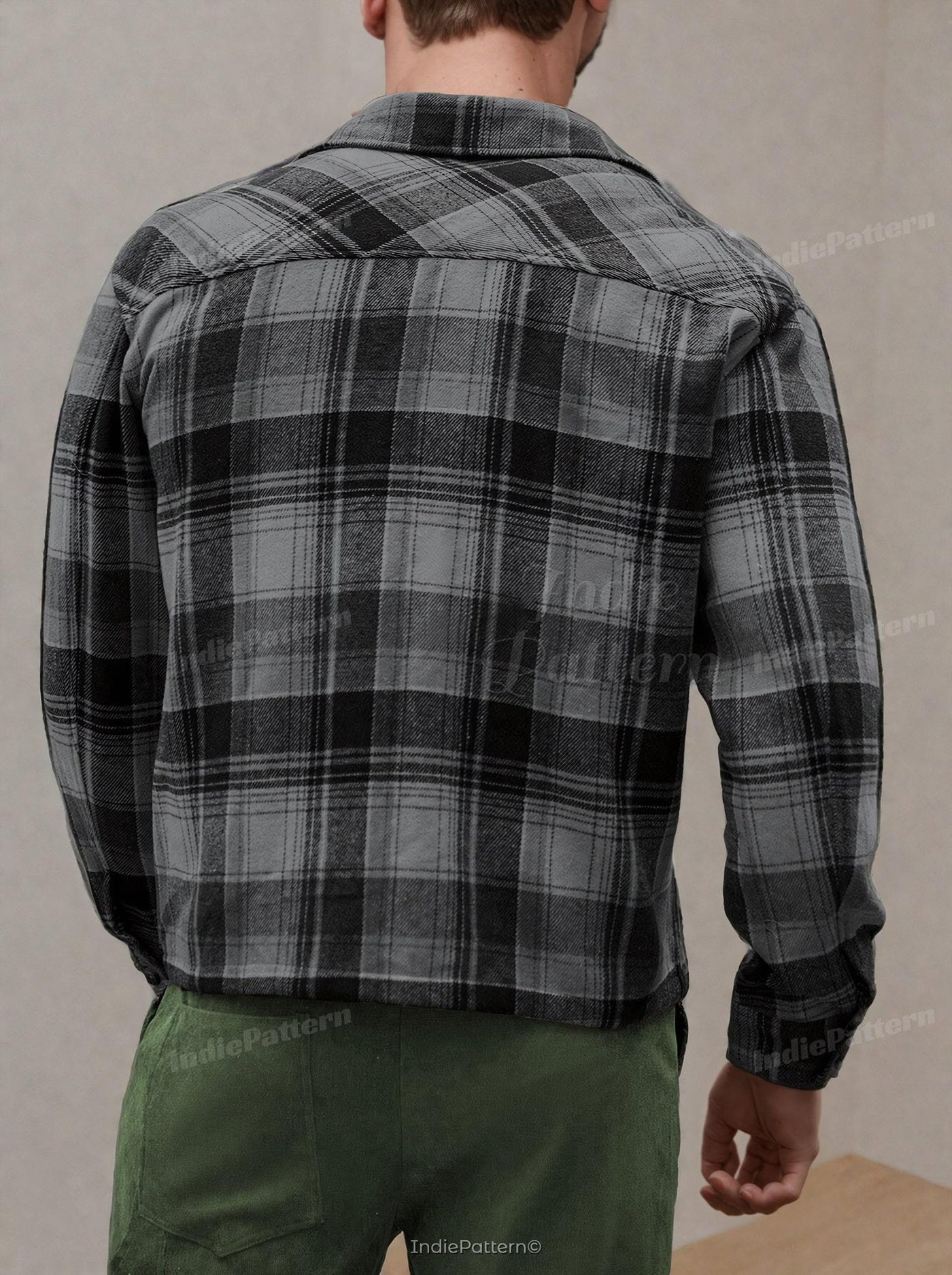Jacket Pattern for Men, Men Sewing Pattern, Shirt Jacket Pattern, Shirt Pattern for Men, Men PDF Pattern, Sewing Pattern