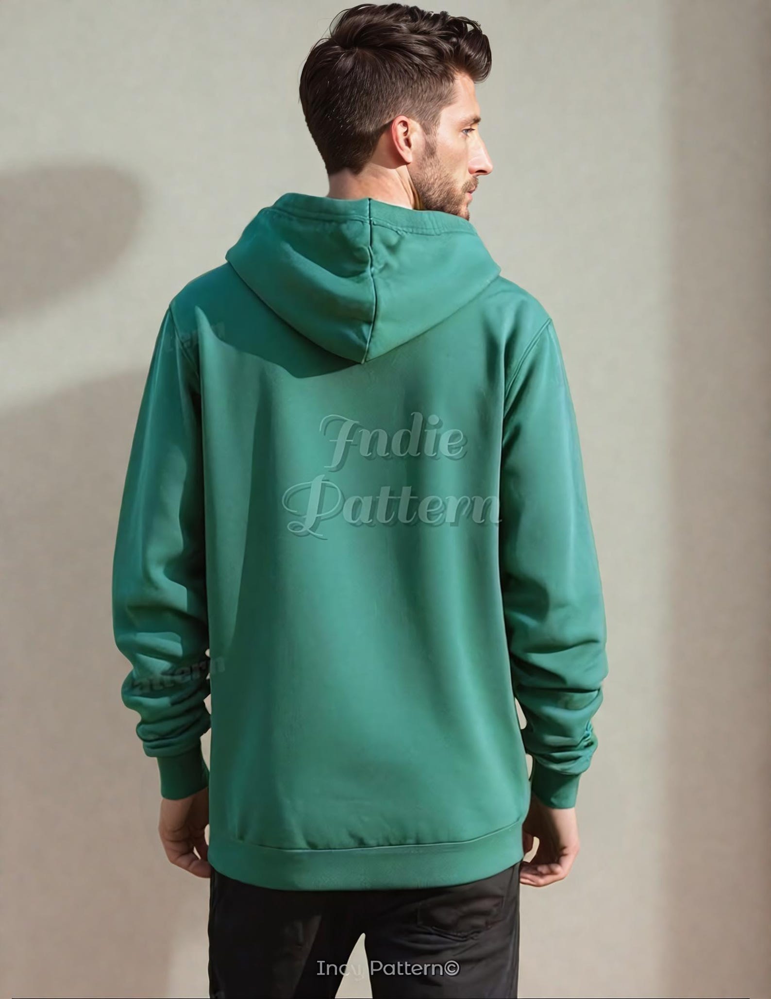 Men Hoodie Pattern, Hoodie Pattern for Men, XS- XXXL, Sweatshirt Pattern, Men Sewing Pattern, Loungewear Pattern, Patterns
