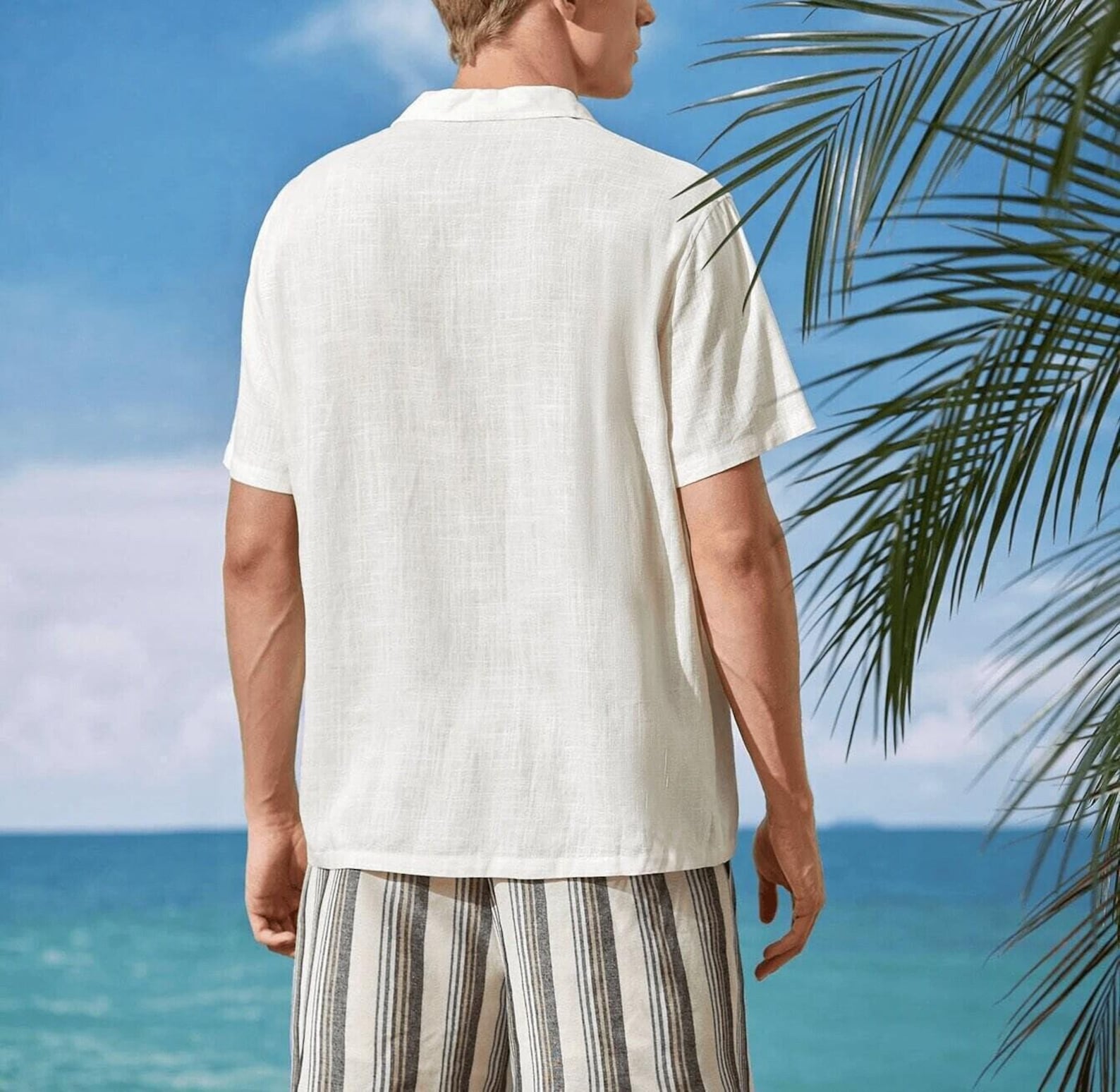 Aloha Shirt Sewing Pattern, Men Shirt Pattern, Tropical shirt pattern, Sewing Pattern for Men, Men Sewing Pattern, Men's