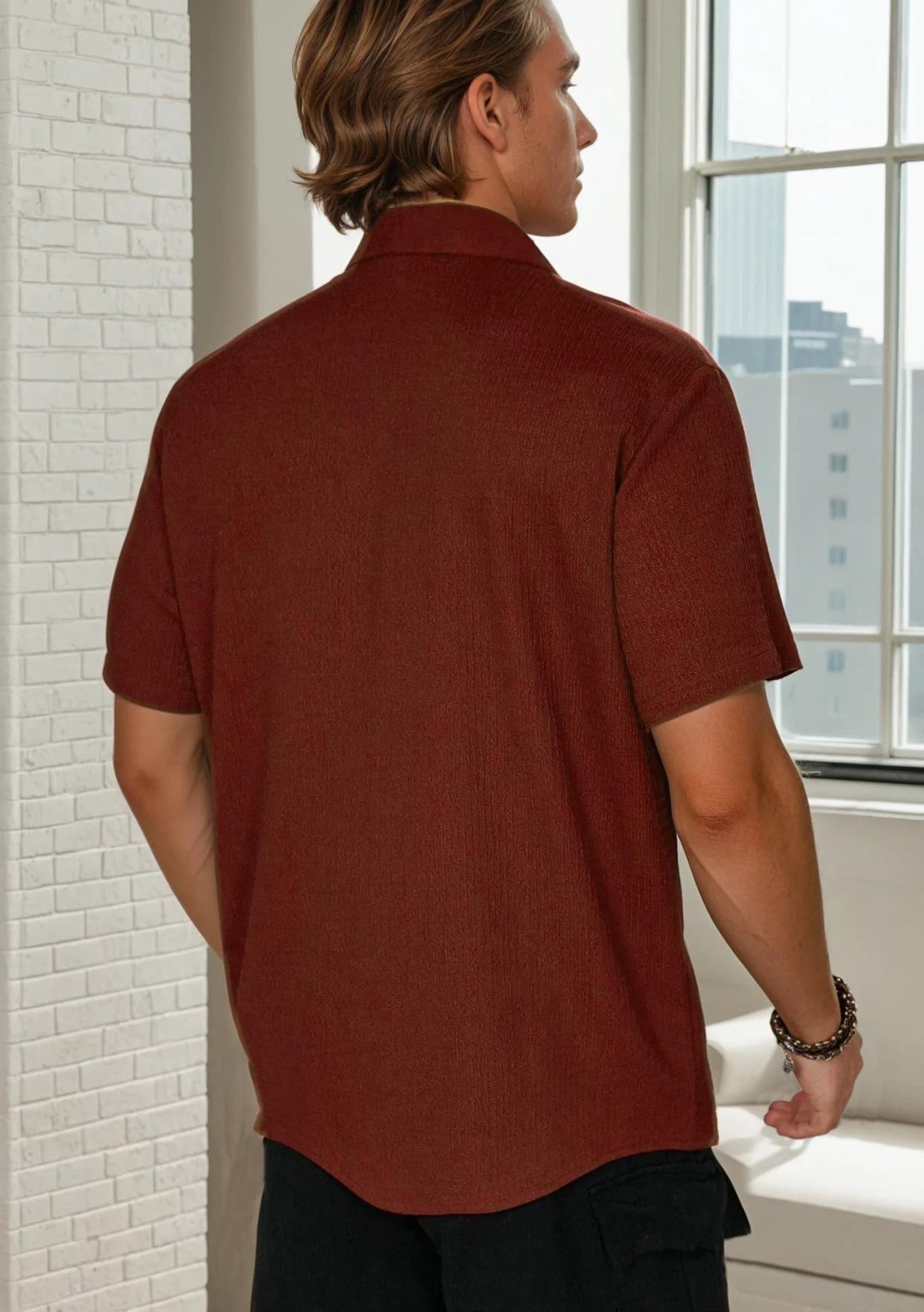Bowling Shirt Sewing Pattern, Men Shirt Pattern, Sewing Pattern for Men, Men Sewing Pattern, Short Sleeved Shirt Pattern for