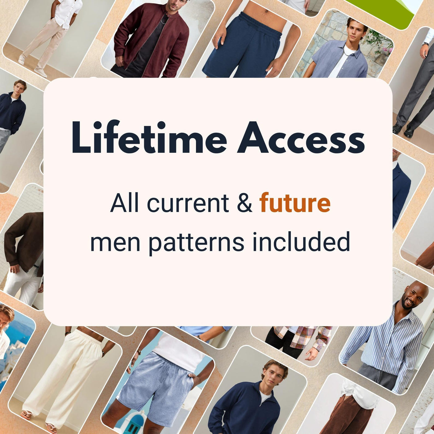 Men's Sewing Patterns | Bundle Men's Patterns | Men Shorts | Men Jacket | Men Pants | Men Shirt | Patterns for Men | Men