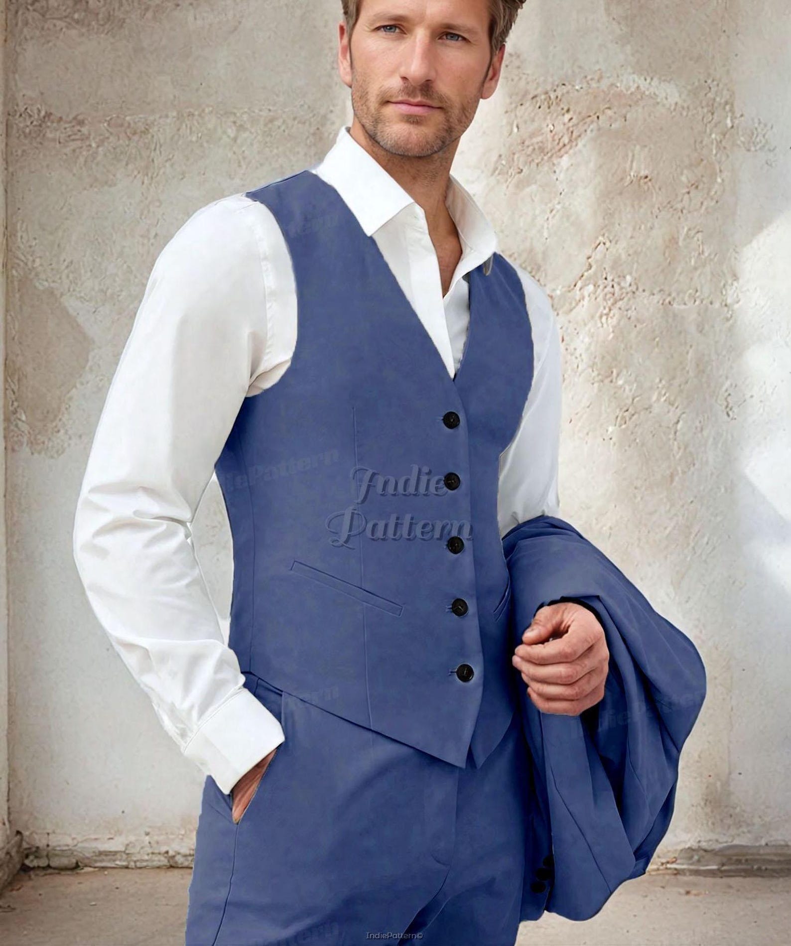 Men Jacket & Vest Sewing Patterns | Suit Jacket Pattern Men | Men Blazer | Men Sewing Pattern | Suit Pattern For Men | Men