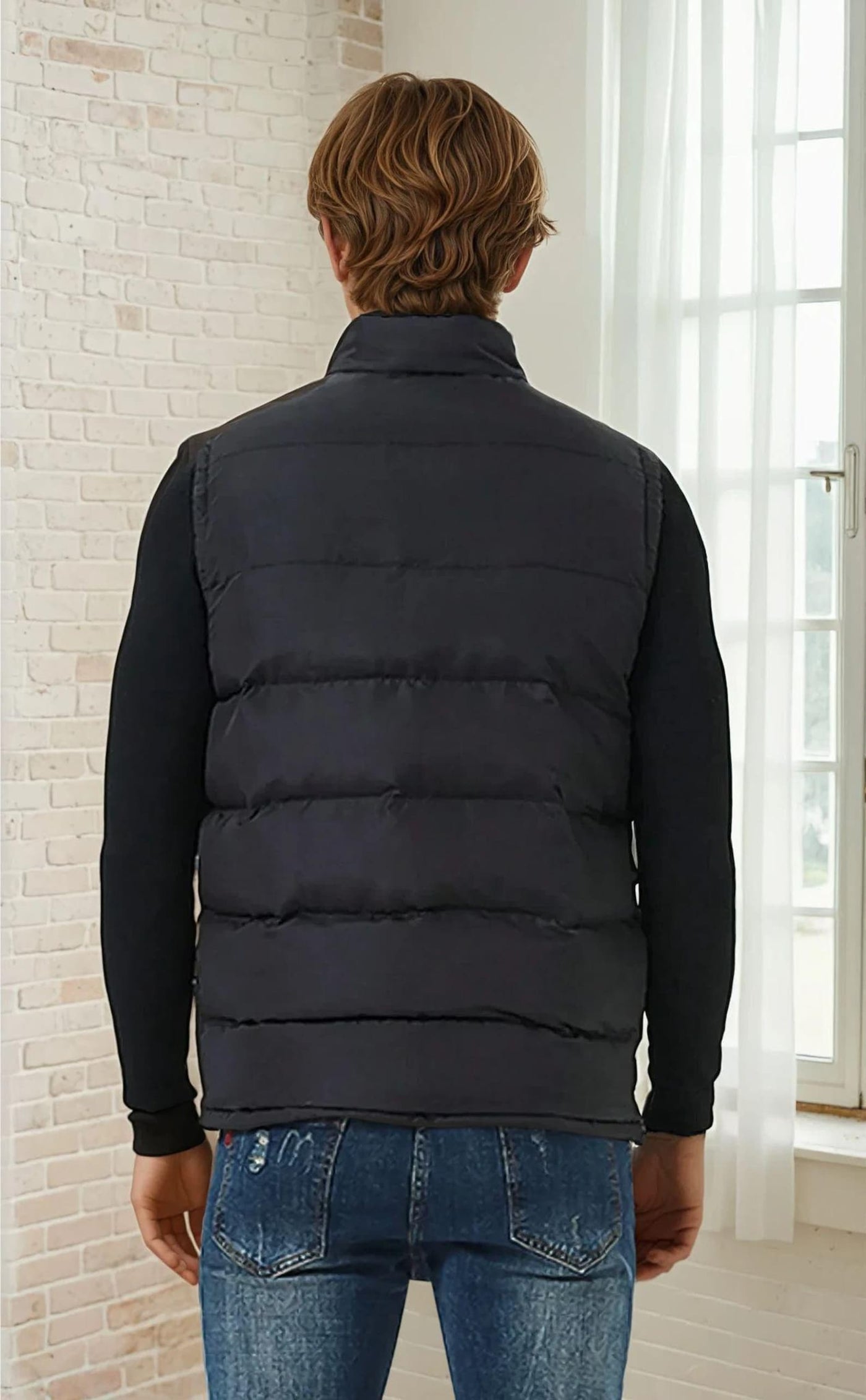 Men Puffer Vest Sewing Pattern | Puffer Vest | Jacket Pattern Men| Sewing Pattern Puffer Vest | Sewing Pattern for Men Jacket