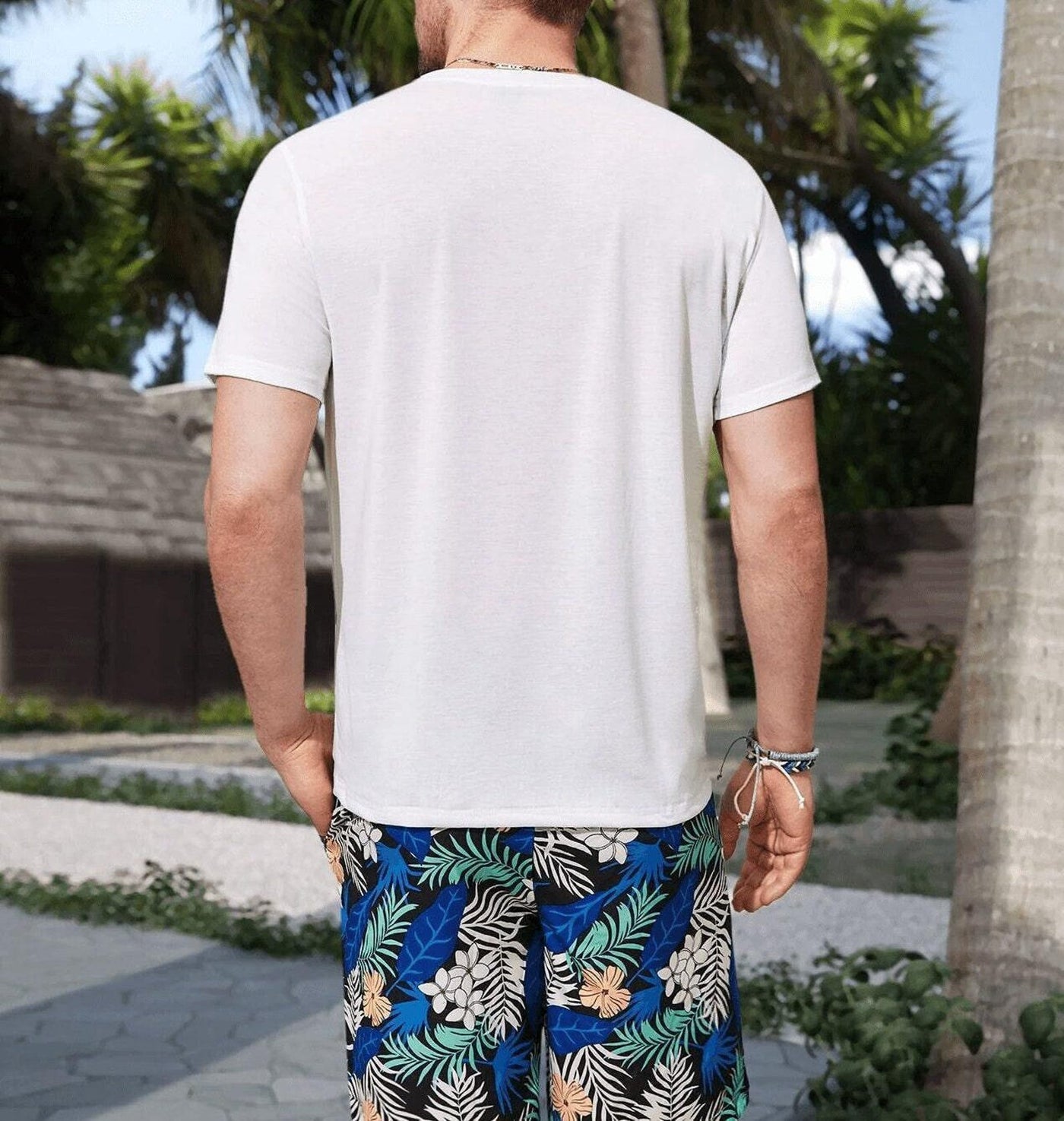 Men Tshirt Pattern, Tshirt with Pocket, Hawaiian TShirt Sewing Pattern, Tropical shirt sewing pattern, Sewing Pattern for