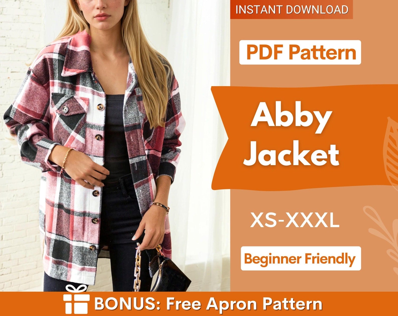 Jacket Sewing Pattern, Women Jacket, Sewing Patterns, Shirt Jacket, Coat Sewing Pattern, Women Coat, Long Jacket, Winter