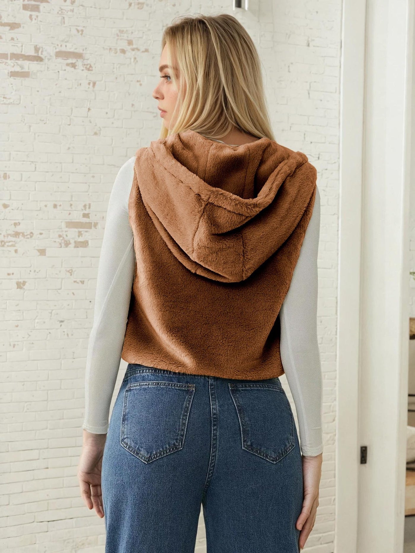 Hooded Vest Sewing Pattern for Women | Sewing Patterns | Women Pattern | Jacket Sewing Pattern | Puffer Vest Pattern Women |
