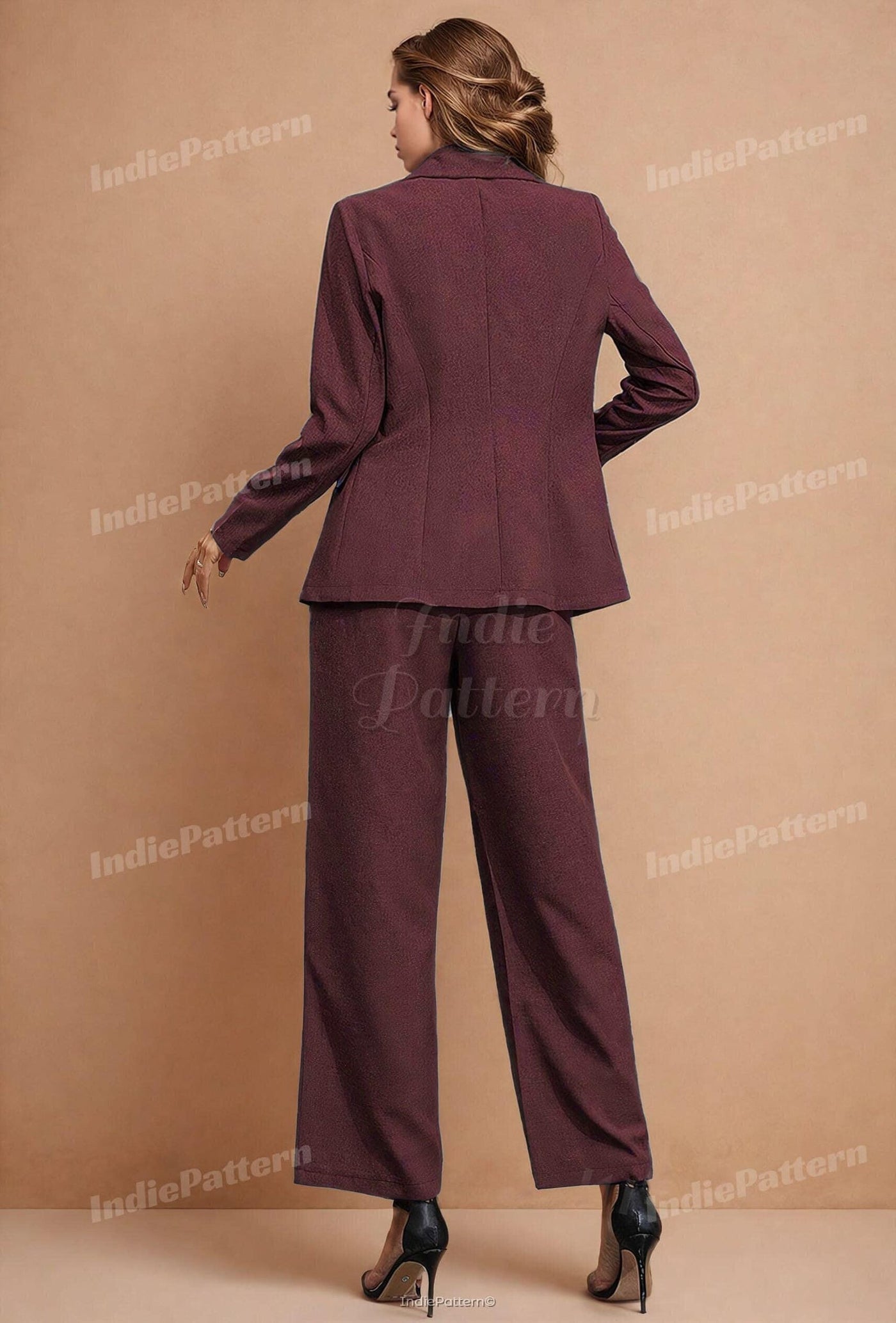 Suit Set Sewing Pattern | Blazer Sewing Pattern | Pants Pattern Women | Suit Pants Pattern | Women Sewing Pattern | Suit