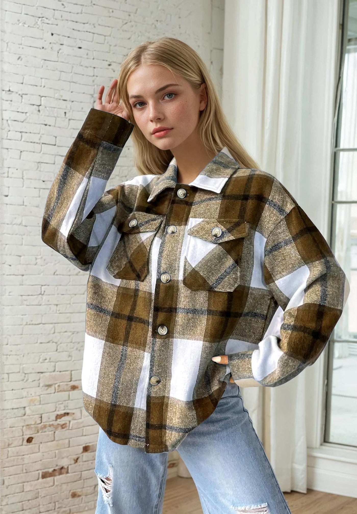 Shirt Jacket Pattern, Women Shirt Sewing Pattern, Women's Jacket Pattern, Shacket sewing pattern, Women Sewing Pattern