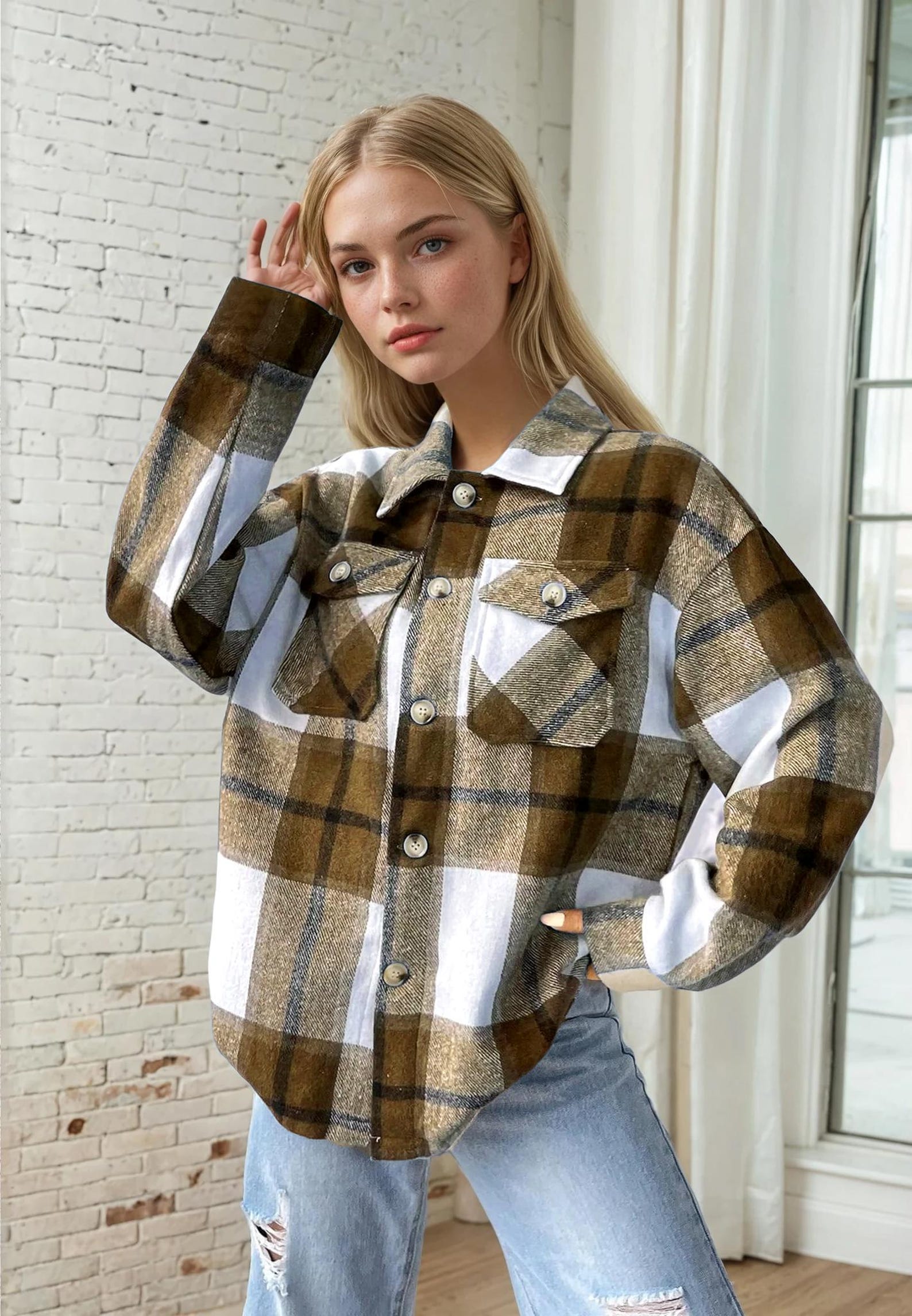 Shirt Jacket Pattern, Women Shirt Sewing Pattern, Women's Jacket Pattern, Shacket sewing pattern, Women Sewing Pattern