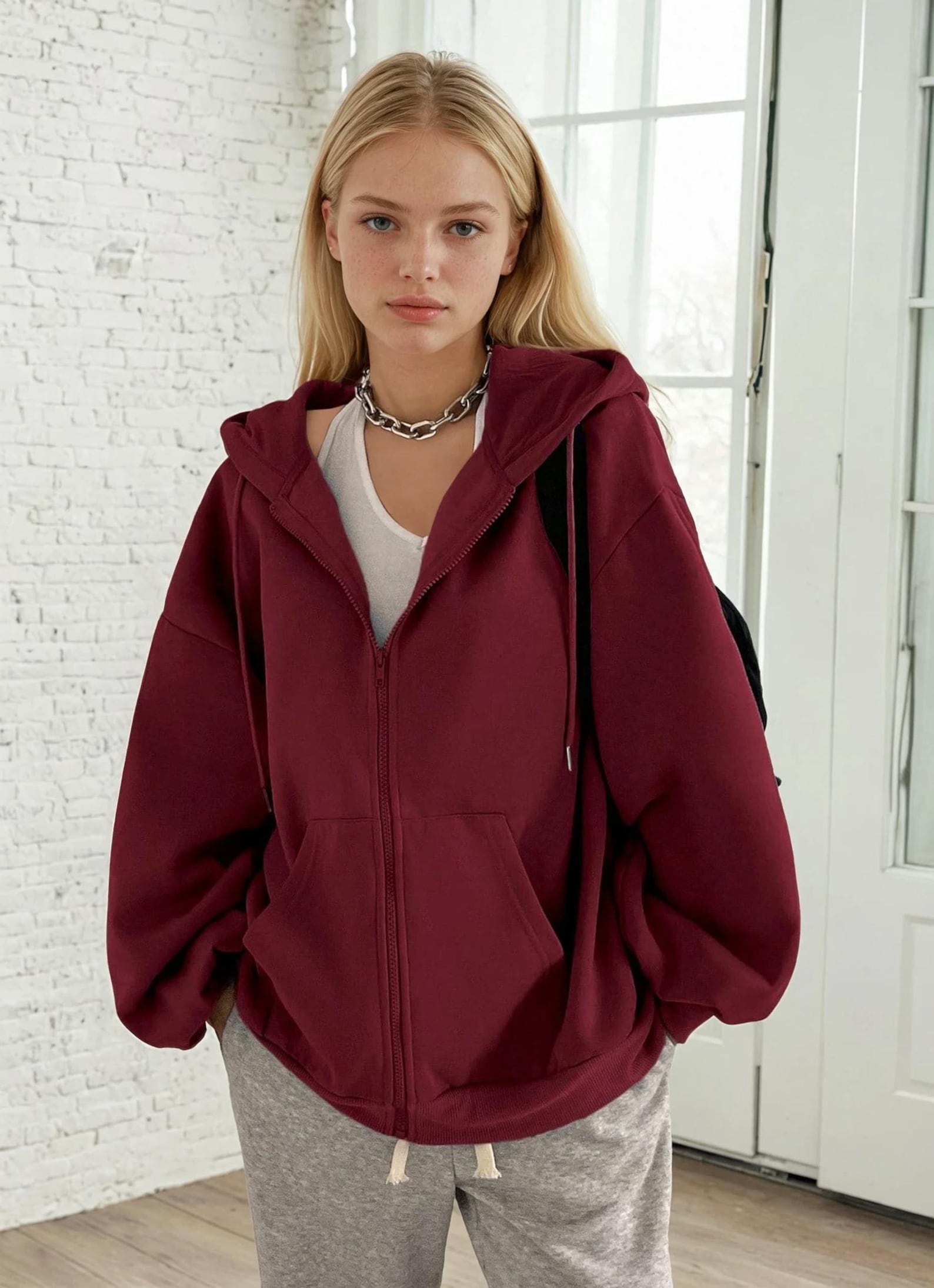 Hoodie Sewing Pattern, Women Zip Up Hoodie, Sweatshirt Pattern, Women Sewing Pattern, Sewing Patterns, Zipper Hoodie Pattern