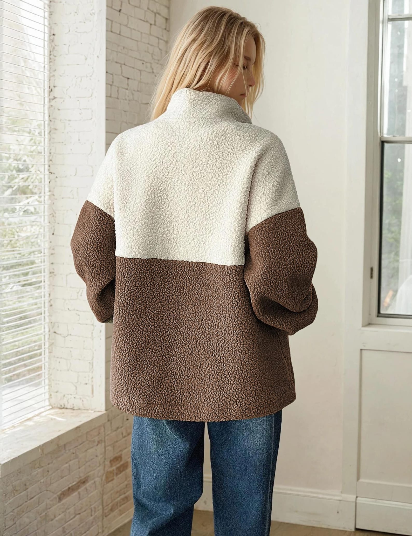 Zip Sweatshirt Pattern for Women, Women Sweater Pattern, Zip Up Sweater Pattern, Women Sewing Pattern, Beginner Sewing